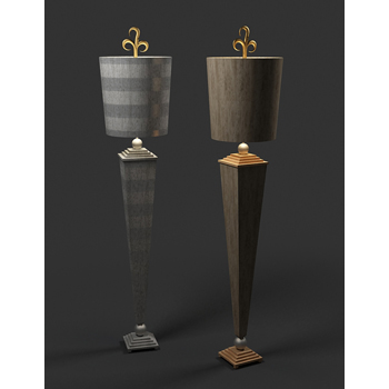 Estilo europeo lmpara de modelo 3D