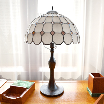 el arte simple de estilo Tiffany Lmpara de mesa modelo 3D