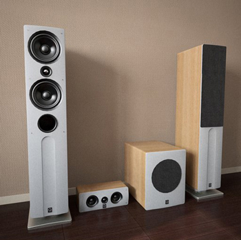 Modelo 3D de un sonido moderno
