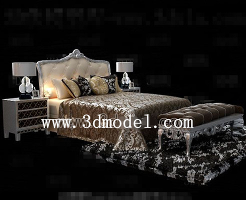 Brown y la luz cama doble amarilla