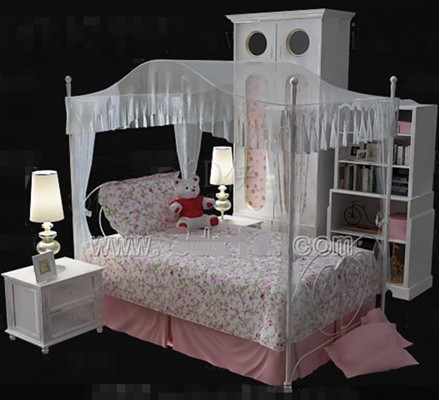La Princesa Blanca Saika Cama para niños