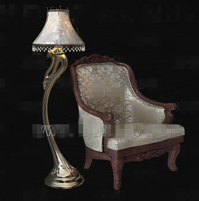 Europea silla retro sof cama individual