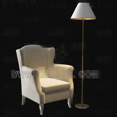 Un sof beige de tela nica