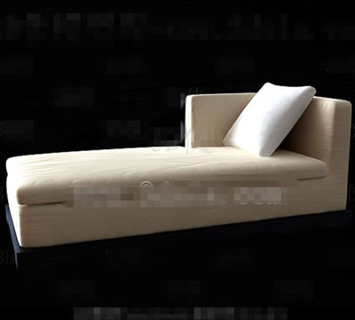 Beige silln cmodo sof-cama individual