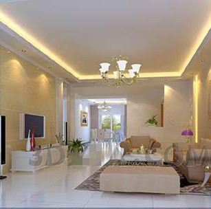 Moderno tema la luz amarilla saln