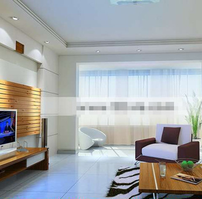 Moderno ultra-simple sala
