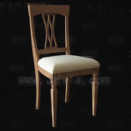 China sencilla silla de madera