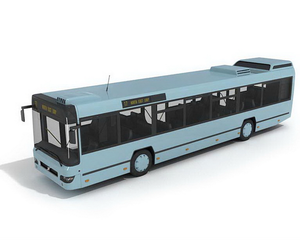 Bus modelo 3d -1