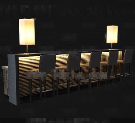 La luz amarilla de ocio bar de vinos