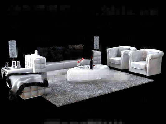 Sof blanco piel t tabla de combinacin