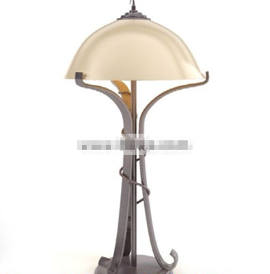 Luz amarilla tono pequeña lmpara de mesa