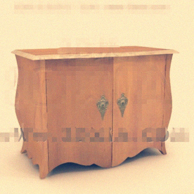 Puertas de madera de doble mesa de noche