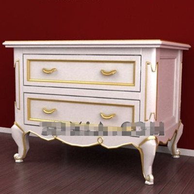 Phnom Penh gabinete blanco cama cajones