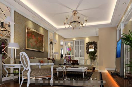 Europea blanco sala de estar fresca