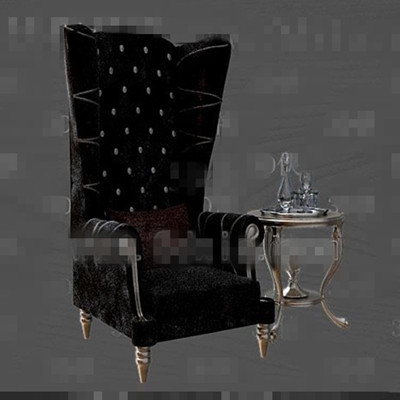 Tejido exquisito t negro sof tabla de combinacin