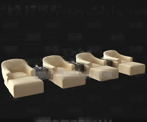 Combinacin de sof beige informal
