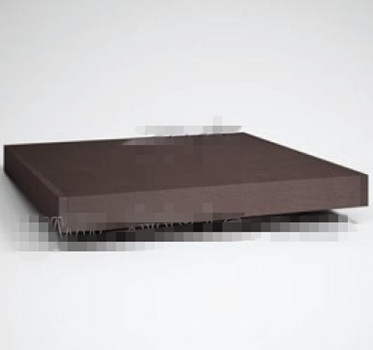 Brown rectangular de madera mesa de t