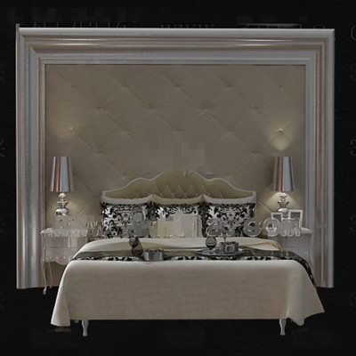 Preciosa cortical cama doble color beige