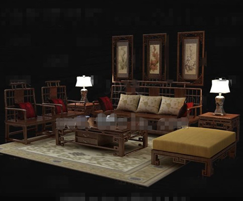Combinada estilo chino retro Parquet Sof