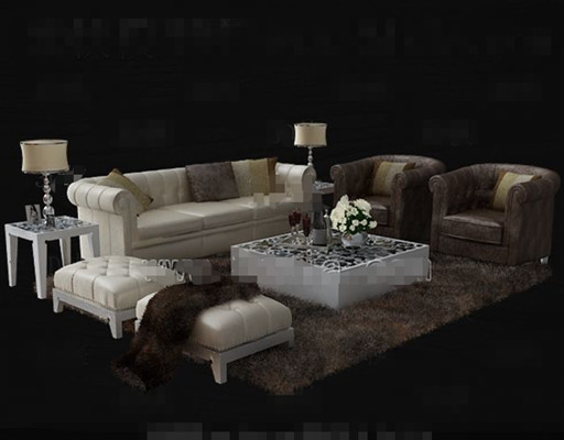Lujo cortical Combinada sof blanco