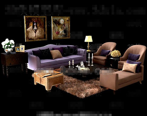 Preciosa Combinada sof morado