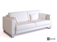 Blanco cmodo sof asientos dobles