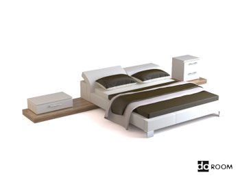Cama Moderno y elegante combinacin de