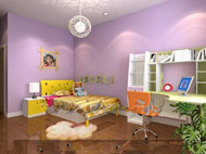Purple multifuncional niños dormitorio