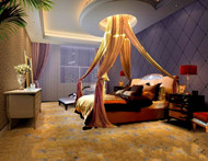 Dormitorio moderno oscura y confortable
