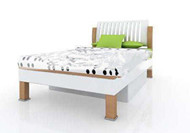 Cama niños verdes frescas las blancas