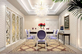 Estilo europeo moderno palacio comedor