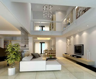 Duplex cuarto luminoso saln blanco