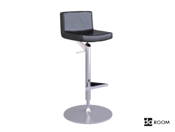 Silla metal moderno marco alta