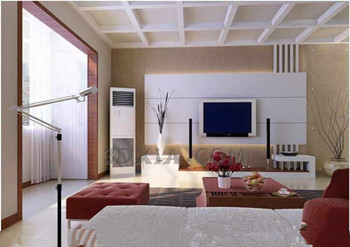 Moderna sala blanca vivo minimalista