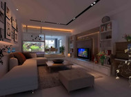 Habitacin simple blanco viviente