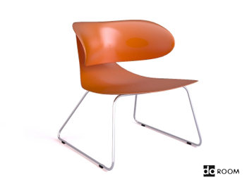 La naranja Ingeniera silla estilo nico