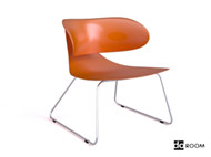 La naranja Ingeniera silla estilo nico