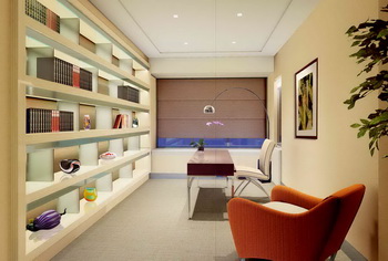 Estudio luminoso y confortable saln