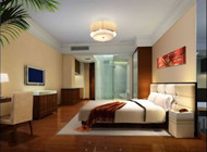 Moderno hotel estilo cmodo dormitorio