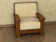 Marrn claro sof cama individual cmoda