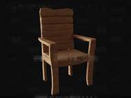 Silla de madera simple y original