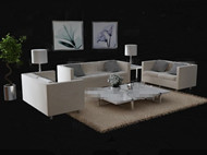 Combinacin de moderno sof minimalista