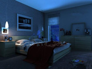 Moderno ultra-simple habitacin tranquila
