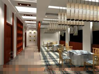 Moderno restaurante limpio y casual