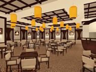 Restaurante japons estilo marrn