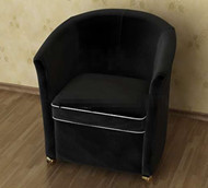 Moderna y cmoda sof individual negro