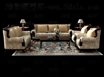 Sofa lujoso y confortable combinacin