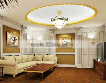Estilo europeo elegante sala de estar