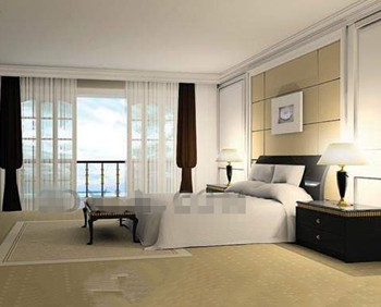 Moderno dormitorio de estilo minimalista
