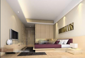 Dormitorio acogedor caliente y cmoda color